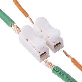 conector tipo push de 2 contactos  para una conexión rápida  puentes de cables193096