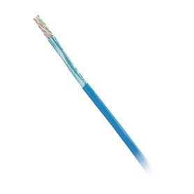 bobina de cable blindado futp de 4 pares cat6 lszh libre de gases tóxicos color azul 305m