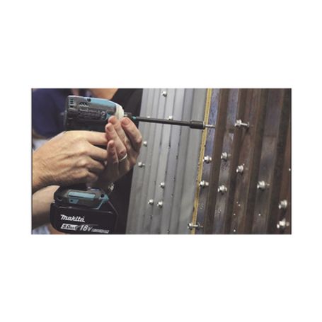 Atornillador De Impacto 18 Vcc 3800 Rpm 180n.m. Incluye Estuche Makpac Cargador Y 2 Bat. 5ah