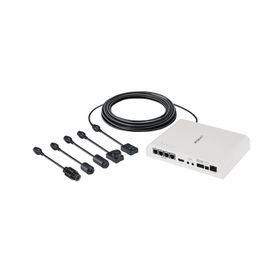 cámara oculta de 2mp x 4 lentes a 30fps  wdr 150db  wisestream ii  alarma io  soporta  memoria sd 194810