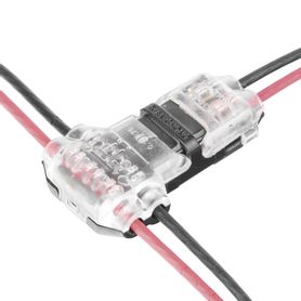 conector en forma de t para 2 contactos  para una conexión rápida193098