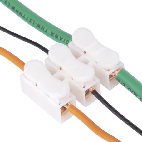 Conector Tipo Push De 3 Contactos / Para Una Conexión Rápida / Puentes De Cables