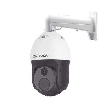 ptz ip dual  lente térmico 25 mm 384 x 288  lente óptico 32x 2 megapixel  100 mts ir  termografia  wdr 120 db  exterior ip66  m