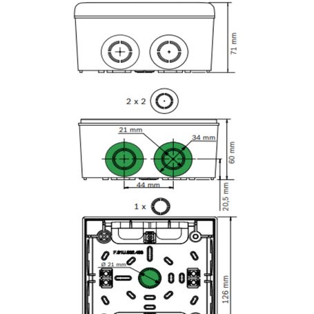 Bosch Fflm420rhvs  Modulo De Dos Reles De Alta Tension / Compatible Panel 5000