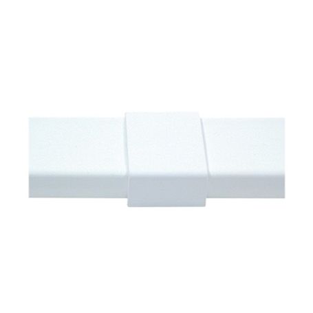 pieza de unión color blanco de pvc auto extinguible para canaleta pt48 618001002 