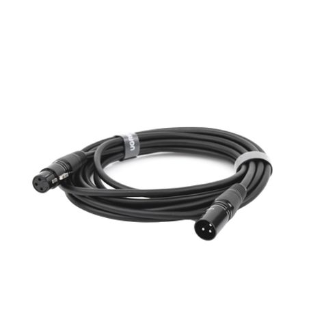 Cable Para Micrófono Plug 6.35 Mm (1/4 Inch) Macho A Xlr Canon Hembra / Núcleo De Cobre / 5 Metros / Alta Calidad / Color Negro