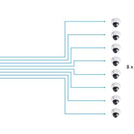 vivotek awgev264b370  switch poe administrable 24 puertos poe ge rj45 2 puertos ge sfp 30w por puerto 370w totales vivocam web 