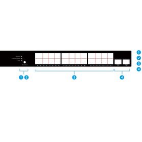 vivotek awgev264b370  switch poe administrable 24 puertos poe ge rj45 2 puertos ge sfp 30w por puerto 370w totales vivocam web 