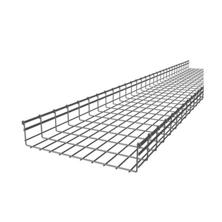 Charola Tipo Malla 116/500 Mm Con Acabado Electro Zinc  Hasta 923 Cables Cat6  Tramo 3 M 