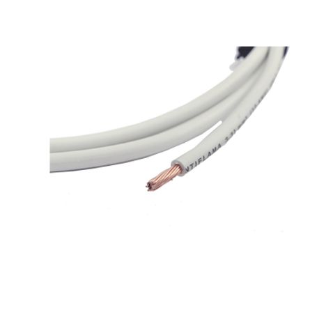 Cable Eléctrico De Cobre Recubierto Thwls Calibre 12 Awg 19 Hilos Color Blanco (venta Por Metro)