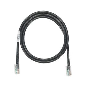 cable de parcheo utp categoria 5e con plug modular en cada extremo  1 m  negro