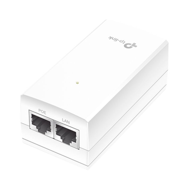 Inyector Poe Pasivo De 24v  2 Puerto 10/100/1000 Mbps Plugandplay