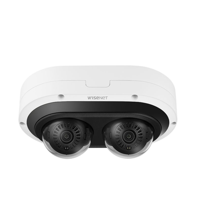 Camara Ip Multisensor Multidireccional / 2 Canales De 6mp / H.265  Wisestream Ii / Wdr 120db / Exterior Ip67 / Ik10 / Nema4x