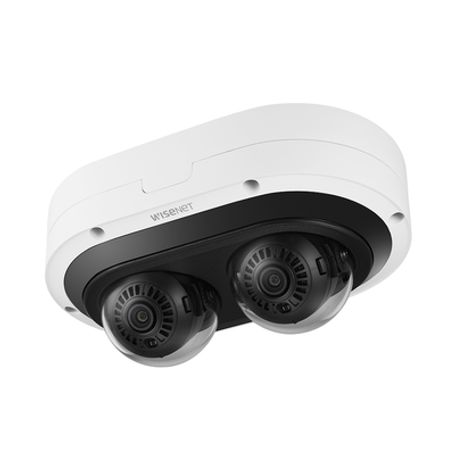 Camara Ip Multisensor Multidireccional / 2 Canales De 6mp / H.265  Wisestream Ii / Wdr 120db / Exterior Ip67 / Ik10 / Nema4x