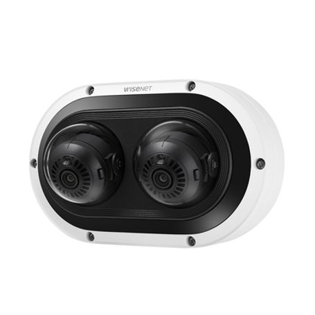 Camara Ip Multisensor Multidireccional / 2 Canales De 6mp / H.265  Wisestream Ii / Wdr 120db / Exterior Ip67 / Ik10 / Nema4x