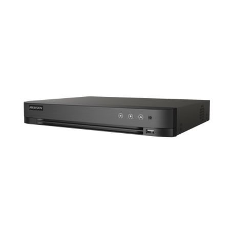 dvr 8 canales turbohd  8 canales ip  8 megapixel 4k  acusense evita falsas alarmas  audio por coaxitron  1 bahia de disco duro 