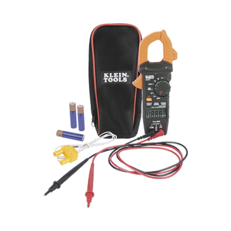Amperimetro Digital De Gancho De Rango Automático De 400 A Ca Con Medidor De Temperatura. Amperimetro Digital De Gancho De Rango Automático De 400 A Ca Con Medidor De Temperatura.