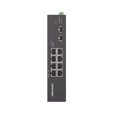 Switch Industrial No Administrable Gigabit / 6 Puertos Gigabit Poe (30 W)  2 Puertos Gigabit Poe (60 W) / 2 Puertos Sfp / 120 W 