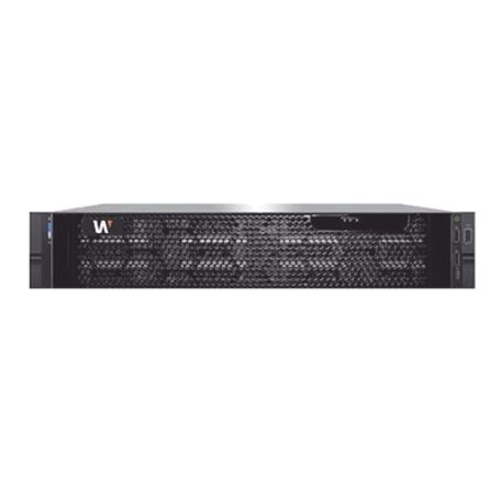 nvr wisenet wave basada en windows  montable en rack 2u  incluye licencia wavepro04  470 mbps throughput  incluye 16 tb para al