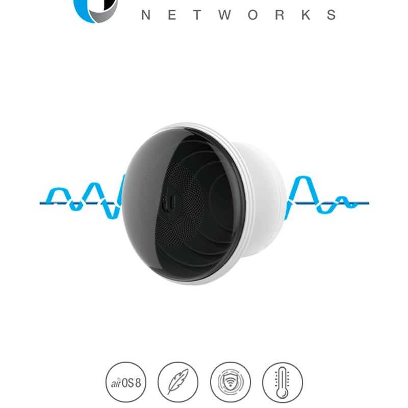 Ubiquiti Isostation Is5ac  Radio Con Antena Integrada Airmax Ac 5.8ghz / Exterior / Antena Sectorial 14 Dbi / 45 Grados Apertura