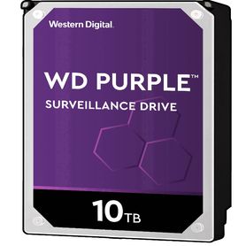 western wd101purp disco duro de 10tb purple pro especial para videovigilancia con ia tecnologia ia allframe interface sata 6 gb