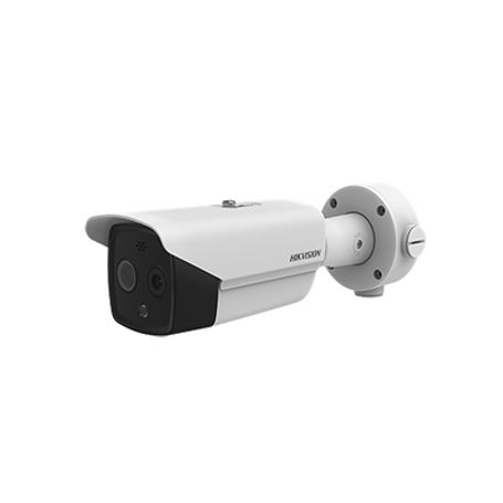 bala ip dual  térmica 31 mm 160 x 120  óptico 4 mm 4 megapixel  termométrica  detección de temperatura  poe exterior ip66  sire