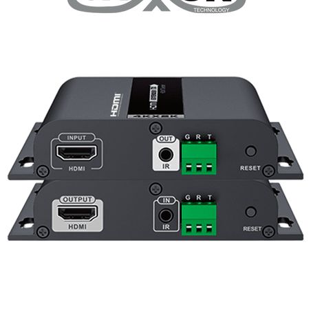 Saxxon Lkv683s Kit Extensor Hdmi Para Hasta 120 Metros/ Resolucion 4k 30hz/ Formato De Conexión Uno A Uno O Uno A Muchos/ Soport