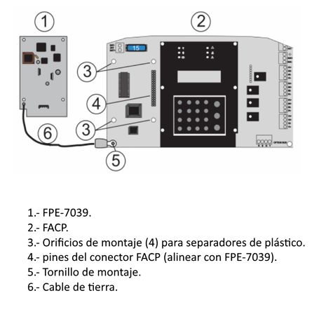 Bosch Ffpe7039  Modulo De Expansion / Para Panel Fpd7024 / Integra Detectores Direccionables