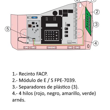 Bosch Ffpe7039  Modulo De Expansion / Para Panel Fpd7024 / Integra Detectores Direccionables