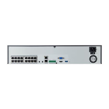 Nvr De 16 Canales / 32mp / Hasta 4 Discos Duros / Switch Poe 16 Puertos / Wisenet P2p / H.265 Wisestream / Incluye 24tb De Alma Nvr De 16 Canales / 32mp / Hasta 4 Discos Duros / Switch Poe 16 Puertos / Wisenet P2p / H.265 Wisestream / Incluye 24tb De Alma