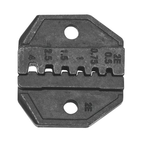 matriz ponchadora férulas ferrule  aisladas sin aislamiento o de terminal de clavija compatible con pinza ponchadora vdv200010