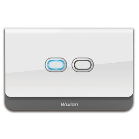 Wulian Switcha2ln  Apagador Inteligente Formato Americano Conexión Ln 2 Botones /  Zigbee /  Instalación Sin Modificar Chalupas 