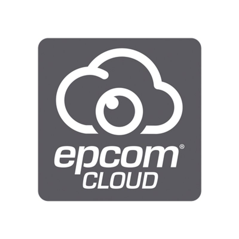 Suscripción Anual Epcom Cloud / Grabación En La Nube Para 1 Canal De Video A 8mp Con 40 Dias De Retención / Grabación Por Detecc
