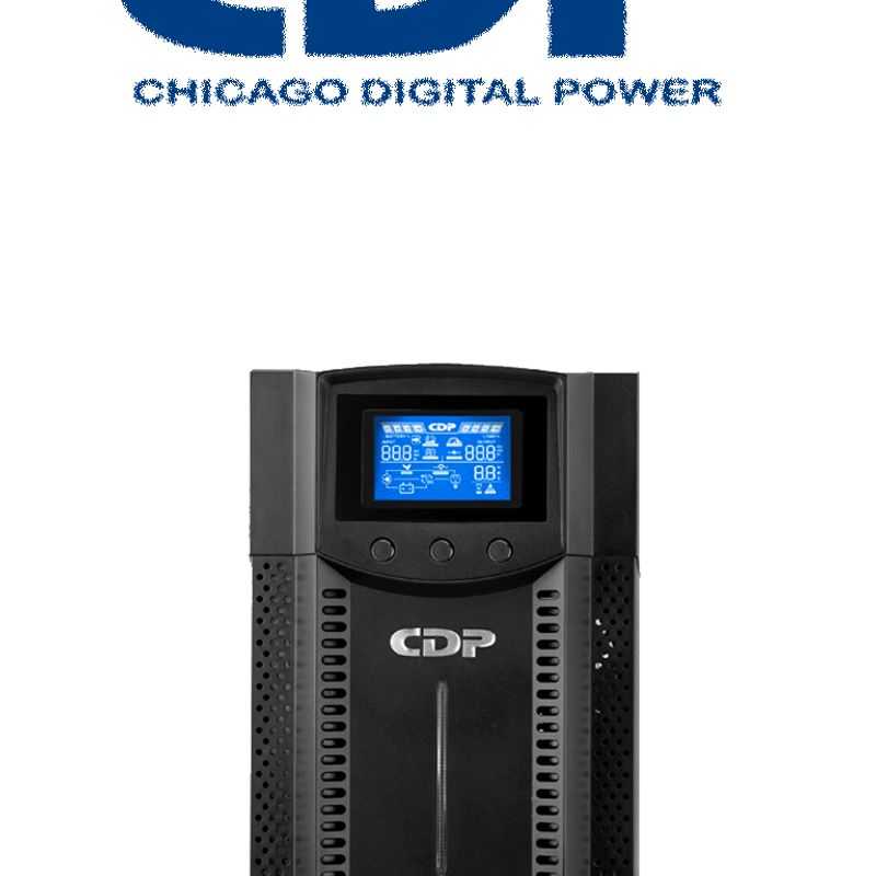 Cdp Upo111 Ax Ups Online De 1 Kva/ 900 Watts/ 4 Terminales De Las Cuales 2 Son Programables/ Pantalla Lcd/ Entrada Para Banco De