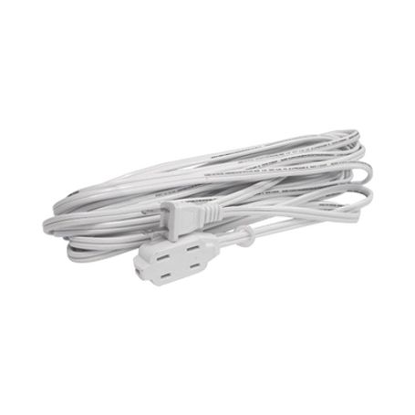 extensión eléctrica doméstica de 8 metros  127 v ca 8 a máximo  color blanco