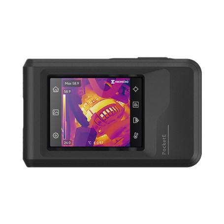 pockete  cámara termográfica portátil lente 135 mm 640 × 480  wifi  ip54  memoria interna 4 gb  hasta 4 horas de funcionamiento