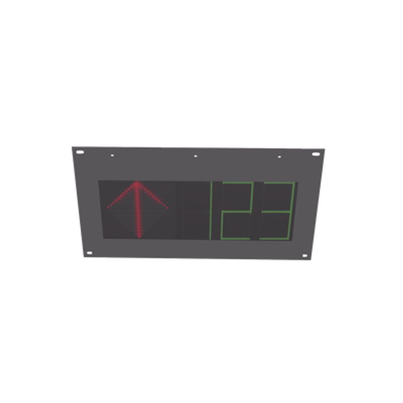 Guia De Estacionamiento Interior / Ideal Para Pasillos Y Áreas De Control De Estacionamientos / Rs485 Rj45 / Indicador Numérico 