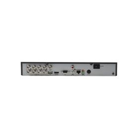 dvr 8 canales turbohd  4 canales ip 4 megapixel acusense audio por coaxitron 1 bahia de disco duro  1 canal de audio  videoanál