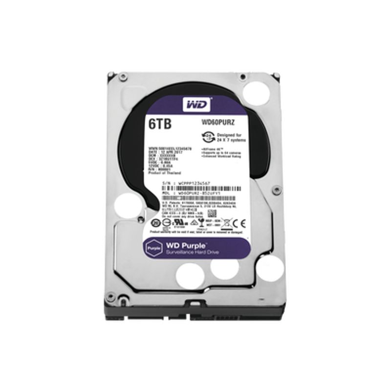 Disco Duro Purple De 6tb / 3 Anos De Garantia / Para Videovigilancia Disco Duro Purple De 6tb / 3 Anos De Garantia / Para Videovigilancia
