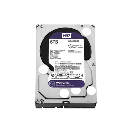 Disco Duro Purple De 6tb / 3 Anos De Garantia / Para Videovigilancia Disco Duro Purple De 6tb / 3 Anos De Garantia / Para Videovigilancia