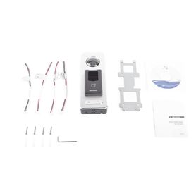 2 en 1  lector biométrico ip65 con función de videoportero y lector qr incluida llamada a app de smartphone hikconnect p2p no r