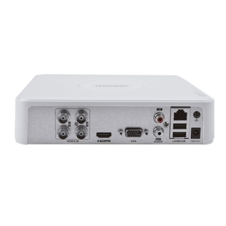 Dvr 1080p Lite Pentahibrido / 4 Canales Turbohd  1 Canal Ip / 1 Bahia De Disco Duro / H.264 / 1 Canal De Audio / Salida Full Hd