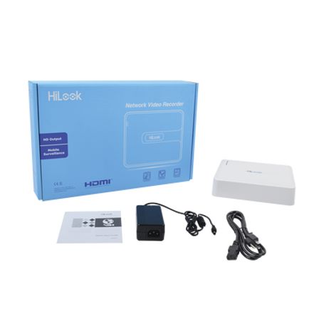 Nvr 4 Megapixel / 4 Canales Ip / 4 Puertos Poe / 1 Bahia De Disco Duro / Salida En Full Hd