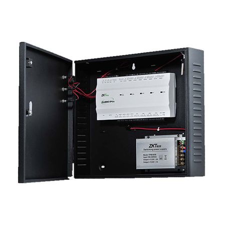 Zkteco Inbio460probox  Panel De Control De Acceso De 4 Puertas / Hasta 8 Lectoras Fr1xxx / Compatible Con Zkbio Cvsecurity Modul