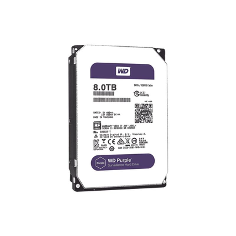 Disco Duro Wd De 8tb / 7200rpm / Optimizado Para Videovigilancia