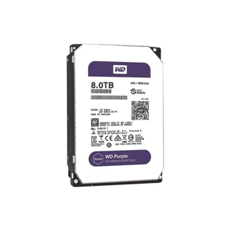 Disco Duro Wd De 8tb / 7200rpm / Optimizado Para Videovigilancia