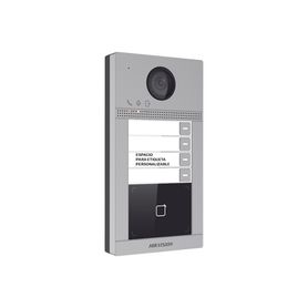 videoportero ip ip65  ik08 con llamada y apertura desde app hikconnect  soporta 4 departamentos  poe estandar  interfaz web par