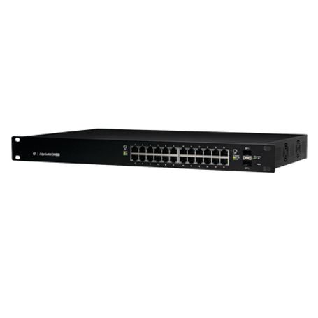 Switch Edgemax Administrable De 24 Puertos Gigabit Con Poe/poe Pasivo 24v 2 Puertos Sfp 500 W Switch Edgemax Administrable De 24 Puertos Gigabit Con Poe/poe Pasivo 24v 2 Puertos Sfp 500 W