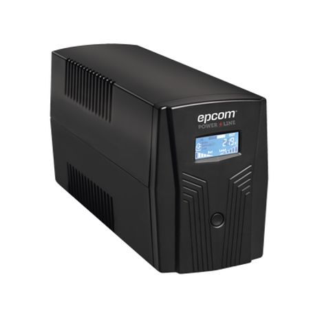 ups con más potencia de 600va  360 w con display lcd y regulador de voltaje avr 4 contactos nema 515r bateria 7 ah y puertos rj