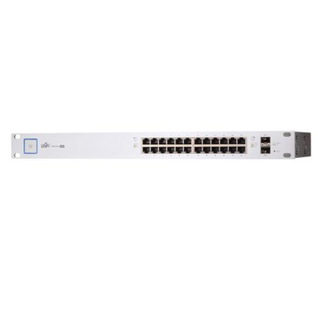 Switch Poe Unifi Capa 2 Administrable De 26 Puertos Gigabit (24 Eth Poe Y 2 Sfp) 802.3 Af/at 500 Watts Throughput De 38.69 Mpps Switch Poe Unifi Capa 2 Administrable De 26 Puertos Gigabit (24 Eth Poe Y 2 Sfp) 802.3 Af/at 500 Watts Throughput De 38.69 Mpps